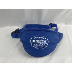 Deep Eddy Vodka Fanny Pack Sexy Lady Swimsuit Front Back Zipper Adjustable Blue